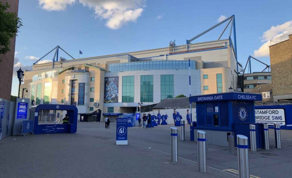 Estádio do Chelsea em Londres